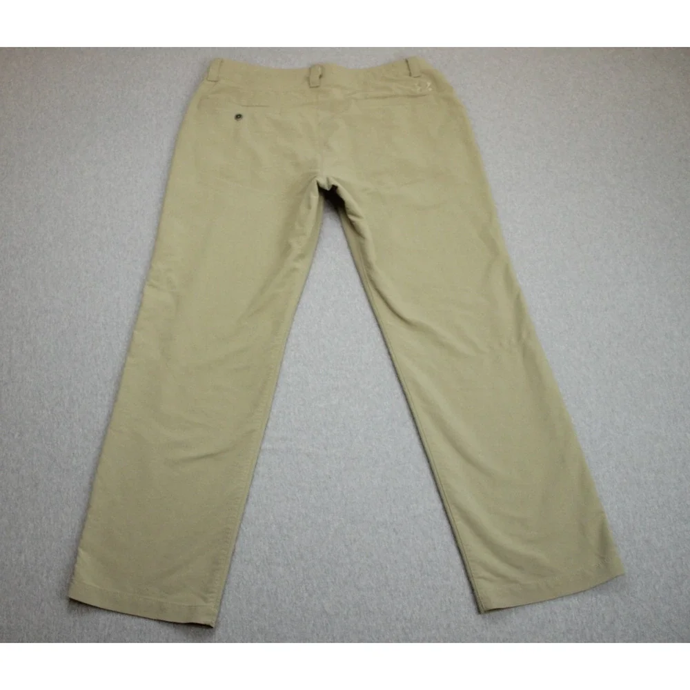 Under Armour Pants Men's Size 36 x 30 Biege Stretch Performance Golf Straight‎
